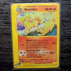 Ninetales 025/147 Rare Aquapolis Pokemon Card - Image 1