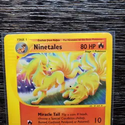 Ninetales 025/147 Rare Aquapolis Pokemon Card - Image 2