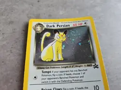 Dark Persian 17 Holo Black Star Promo WOTC Pokemon Card ~ BIG SWIRL💫💫 - Image 2