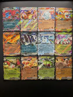 English. Pokemon Collection EX art Lot Of 12. TCG Cards Shown NM - Image 1