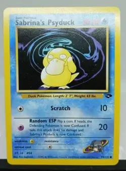 SABRINA’S PSYDUCK - Gym Challenge - 99/132 - Common - Pokemon Card - LP/NM - Image 1