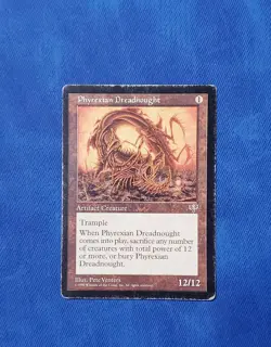 Magic the Gathering Phyrexian Dreadnought Mirage Card MP/HP - Image 1