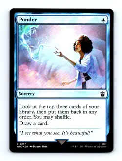 #217 2023 Doctor Who Ponder Common - Image 1