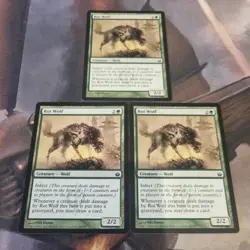 3x Rot Wolf 090 - Mirrodin Besieged [MBS] Infect MTG Free Postage Quick Dispatch - Image 1