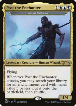 Zur the Enchanter "Post the Enchanter" - Foil Secret Lair NM MTG - Image 1