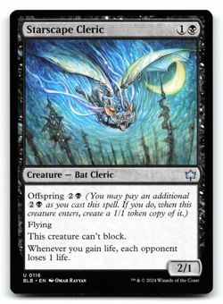 mtg magic Starscape Cleric ENGLISH Clerc astrosophe bloomburrow - Image 1