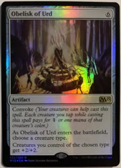 Obelisk of Urd Core Set 2015 (M15) Foil - Image 1