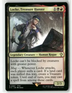 Locke, Treasure Hunter 87 NM MTG FINAL FANTASY Commander Magic - Image 1