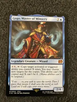 Magic The Gathering MTG - Gogo, Master of Mimicry - FIN - Image 1