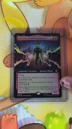 Electro, Assaulting Battery (Extended Art) Marvel's Spider-Man Foil - Image 2