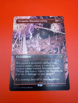 Weapons Manufacturing (Borderless) (Foil) MTG: Edge of Eternities NM - Image 3