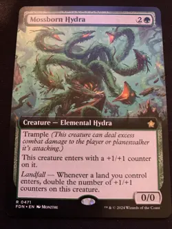 Mossborn Hydra (Extended Art) Foundations Regular - Image 1