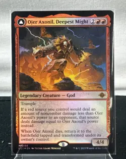 Magic The Gathering: Ojer Axonil, Deepest Might / Temple of Power Foil - Image 1