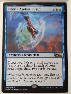 Teferi's Ageless Insight - Magic 2021 Core Set M21 - Magic the Gathering MTG - Image 1