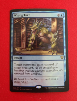 Wrong Turn 107/361 x1, NM/Mint Pack Fresh, MTG Commander Legends, FOIL - Image 1