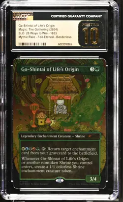 GO-SHINTAI OF LIFE'S ORIGIN Secret Lair Display 20 Ways CGC 10 Pristine MTG - Image 1