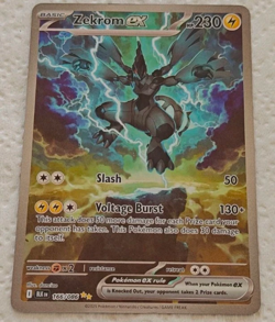 Pokemon TCG Zekrom ex 166/086 Sv: Black Bolt Holo - Image 2