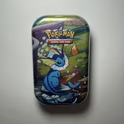 Pokemon TCG: Prismatic Evolutions Mini Tin - Vaporeon Art - Sealed Brand NEW. - Image 1