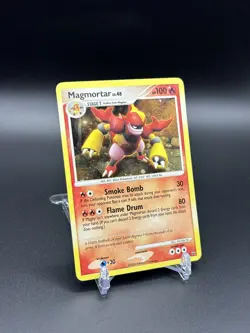 2008 Pokemon Diamond and Pearl Black Star Promo Holo Magmortar Lv. 48 DP20 - Image 1