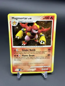 2008 Pokemon Diamond and Pearl Black Star Promo Holo Magmortar Lv. 48 DP20 - Image 2