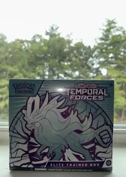 POKEMON TCG Elite Trainer Box Scarlet & Violet Temporal Forces NEW Walking Wake - Image 1