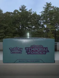 POKEMON TCG Elite Trainer Box Scarlet & Violet Temporal Forces NEW Walking Wake - Image 2