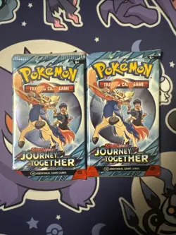 Pokemon Journey Together Booster Packs - New/Sealed 2 Packs - Image 1