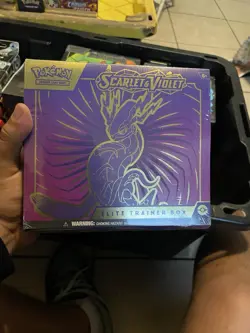 Pokemon Scarlet And Violet Elite Trainer Box Complete Sealed TCG Miraidon ETB - Image 1