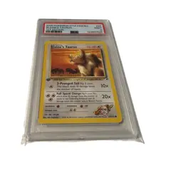 2000 PSA 9 Pokemon Blaine's Tauros 1st Edition Gym Heroes #64 Graded - Image 1
