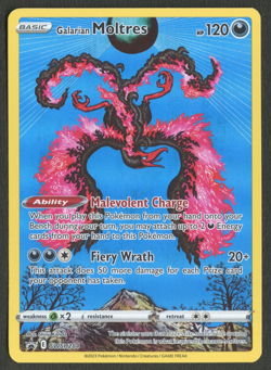 Pokemon TCG: Galarian Moltres SWSH284 Crown Zenith Black Star Promo - Image 1