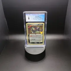 2021 Pokemon Greninja Star Black Star Promo SWSH144 Cosmos Holo - CGC 9 Mint - Image 1
