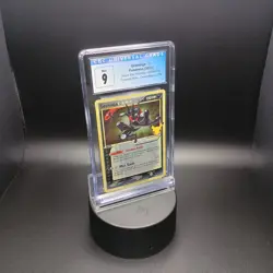 2021 Pokemon Greninja Star Black Star Promo SWSH144 Cosmos Holo - CGC 9 Mint - Image 2