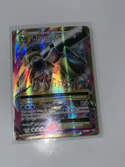 Pokemon M Blastoise EX 2016 102/108 Evolutions Ultra Rare Holo Full Art CLEAN - Image 2