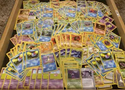 HUGE Pokemon LOT OF (212) PACK FRESH MINT 1999 “FOSSIL”LAPRAS/HYPNO/ZUBAT/HUNTER - Image 1