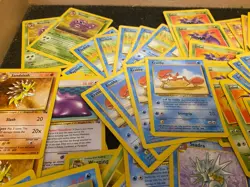 HUGE Pokemon LOT OF (212) PACK FRESH MINT 1999 “FOSSIL”LAPRAS/HYPNO/ZUBAT/HUNTER - Image 2
