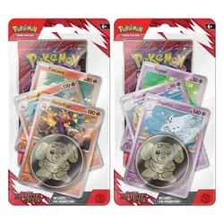 Pokemon Destined Rivals Premium Checklane Blister Bundle x2 (One of each) - Image 1