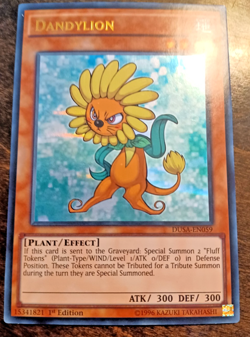 Yugioh Dandylion DUSA-EN059 Ultra Rare 1st Edition NM - Image 1