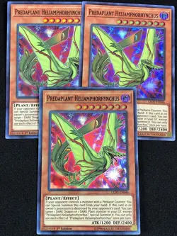 YUGIOH PREDAPLANT HELIAMPHORHYNCHUS LED5-EN046 1ST SUPER X3 (NM) - Image 1