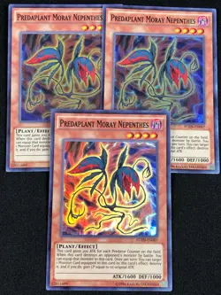YUGIOH PREDAPLANT MORAY NEPENTHES FUEN-EN007 SUPER X3 (NM) - Image 1