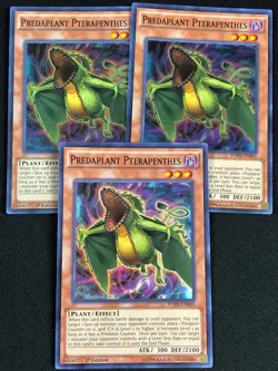 YUGIOH PREDAPLANT PTERAPENTHES FUEN-EN003 1ST SUPER X3 (NM) - Image 1