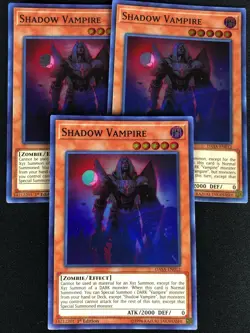 YUGIOH SHADOW VAMPIRE DASA-EN012 1ST SUPER X3 (NM) - Image 1