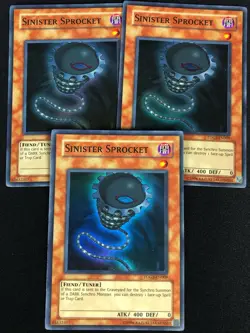 YUGIOH SINISTER SPROCKET TDGS-EN009 SUPER X3 (NM) - Image 1