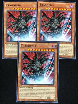 YUGIOH TRAGOEDIA SR01-EN017 1ST COMMON X3 (NM) - Image 1