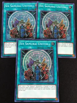 YUGIOH SIX SAMURAI UNITED SPWA-EN013 1ST SUPER X3 (NM) - Image 1