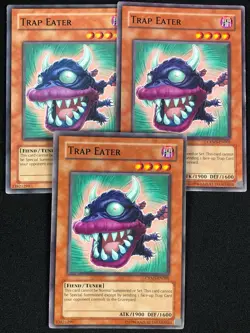 YUGIOH TRAP EATER CRMS-EN005 COMMON X3 (NM) - Image 1