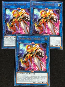 YUGIOH TRANSCODE TALKER MAGO-EN136 1ST RARE X3 (NM) - Image 1