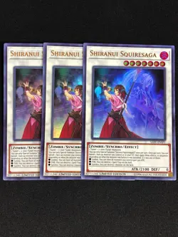 YUGIOH SHIRANUI SQUIRESAGA SAST-ENSP1 ULTRA X3 - Image 1