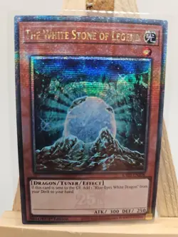 Yu-Gi-Oh The White Stone Of Legend Quarter Century Secret Rare RA03-EN208 Near - Image 1