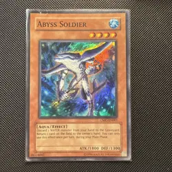 Abyss Soldier (Capsule Monster Coliseum) CMC-EN001 Yu-Gi-Oh Super Rare LP - Image 1