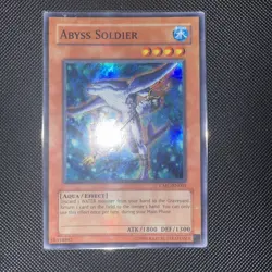 Abyss Soldier (Capsule Monster Coliseum) CMC-EN001 Yu-Gi-Oh Super Rare LP - Image 2